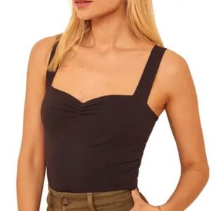 Reformation Kelley Top - Black S